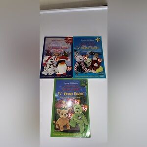 Ty Beanie Babies Collector's Guide Set - Red, Green, Blue Covers
